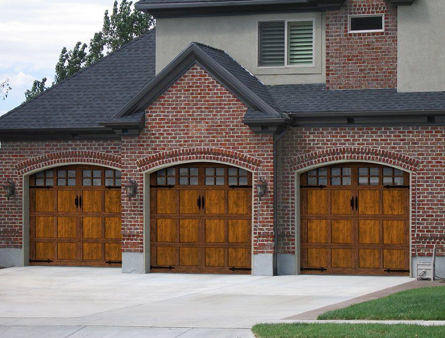 Creative Door Services Ltd in Calgary: Martin Door Carriage House Pinnacle Garage Door Style