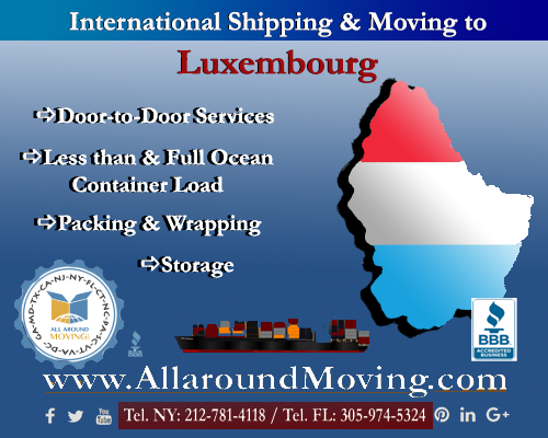 International Shipping & Moving to Luxembourg