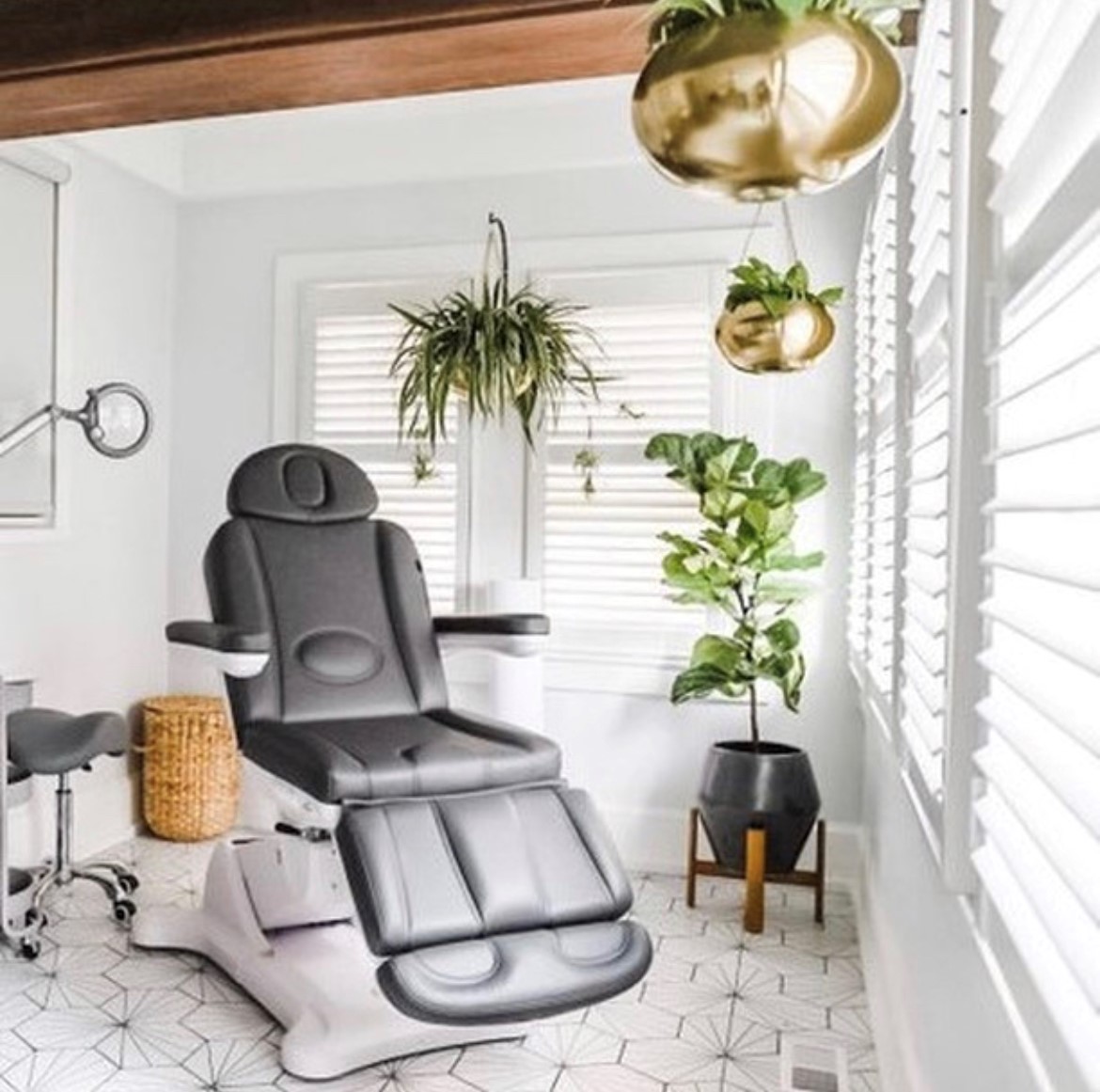 Budget Blinds of Rockwall, Forney, Terrell, and Greenville does commercial properties too. Shutter are clean, chic way to brighten your workspace.
