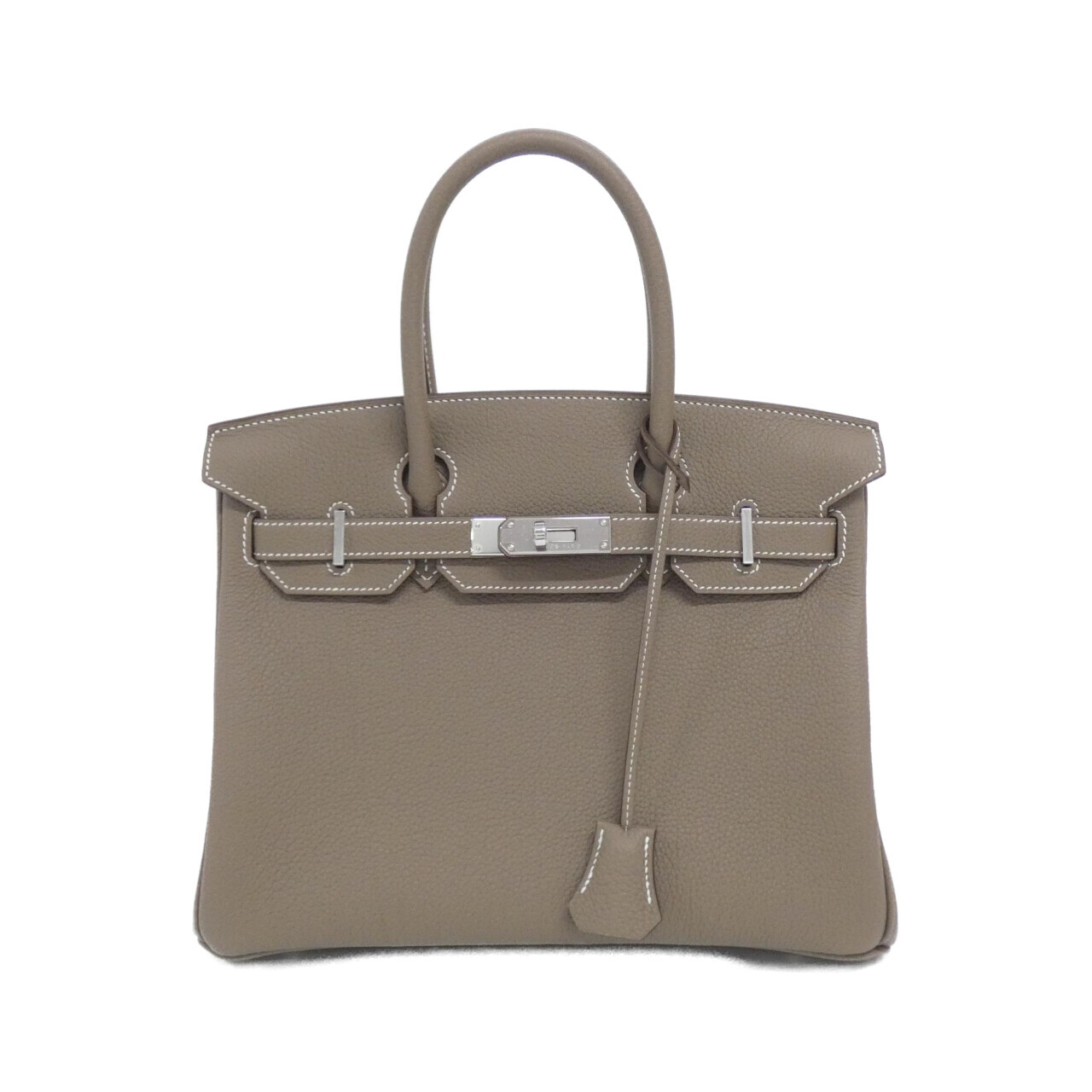 エルメス バーキン 30cm 030520CK トゴ ETOUPE シルバー金具 K刻印