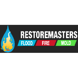 Restoremasters Water Damage & Fire Restoration Logo