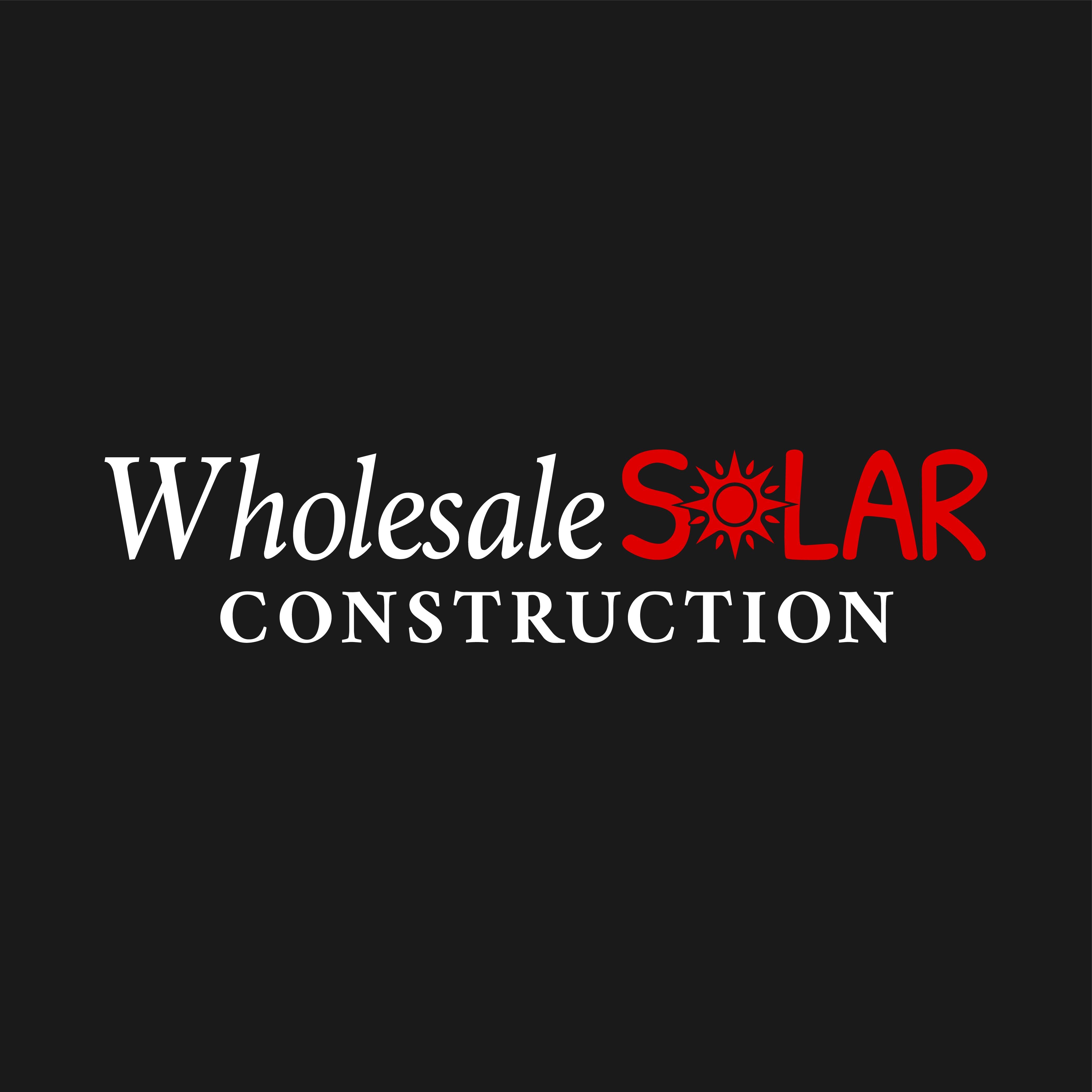 Wholesale Solar Construction Logo