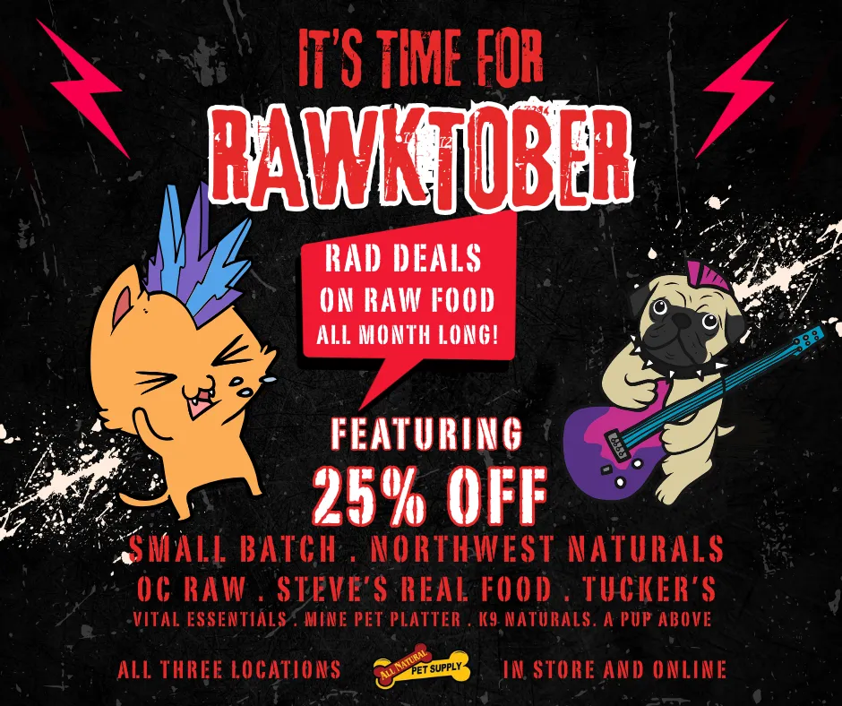 Image of Local Pet Event Get ready to RAWk! Rawktober deals live now - 25% OFF Nearby