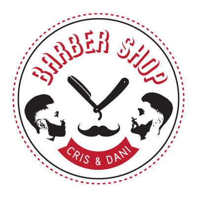 Cris e Dani Barber Shop Logo