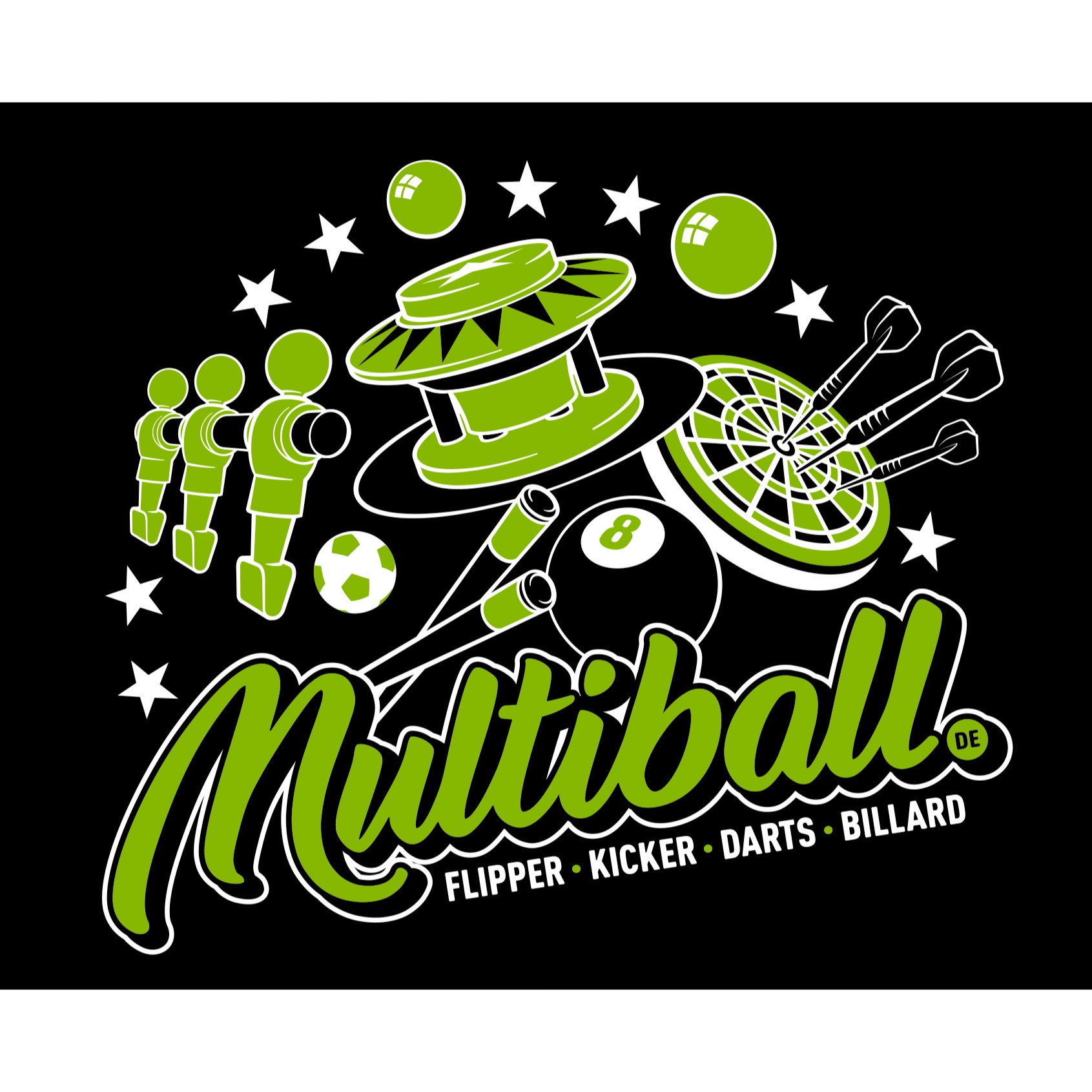 Multiball - Flipper, Kicker, Dart & Billard in Langwedel Kreis Verden - Logo