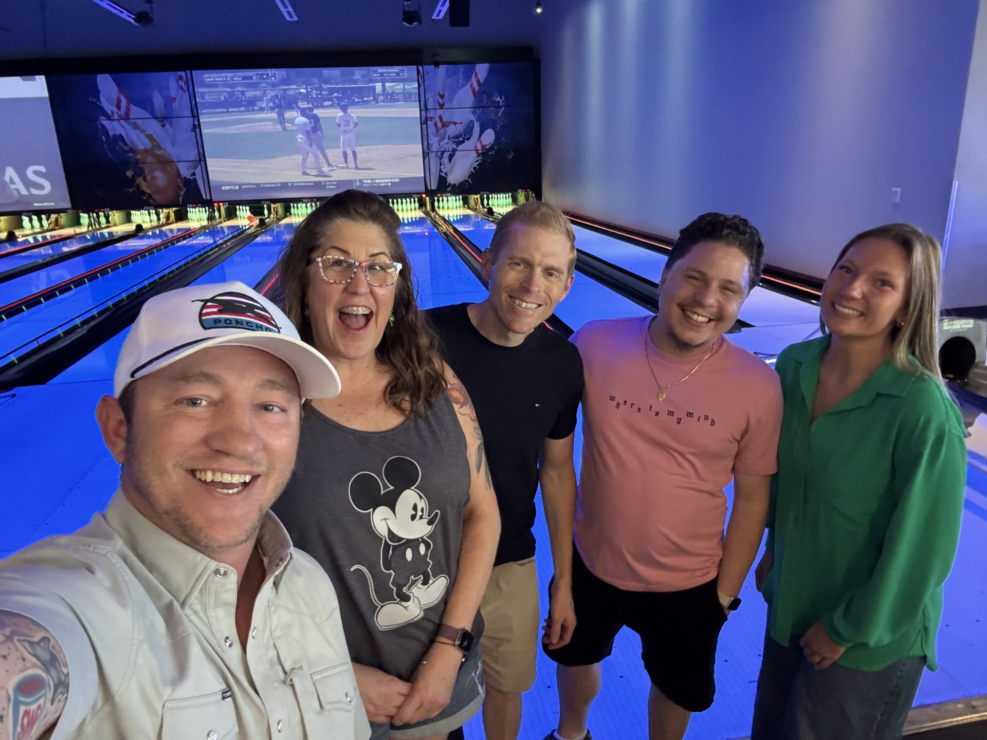 Bowling with the team!