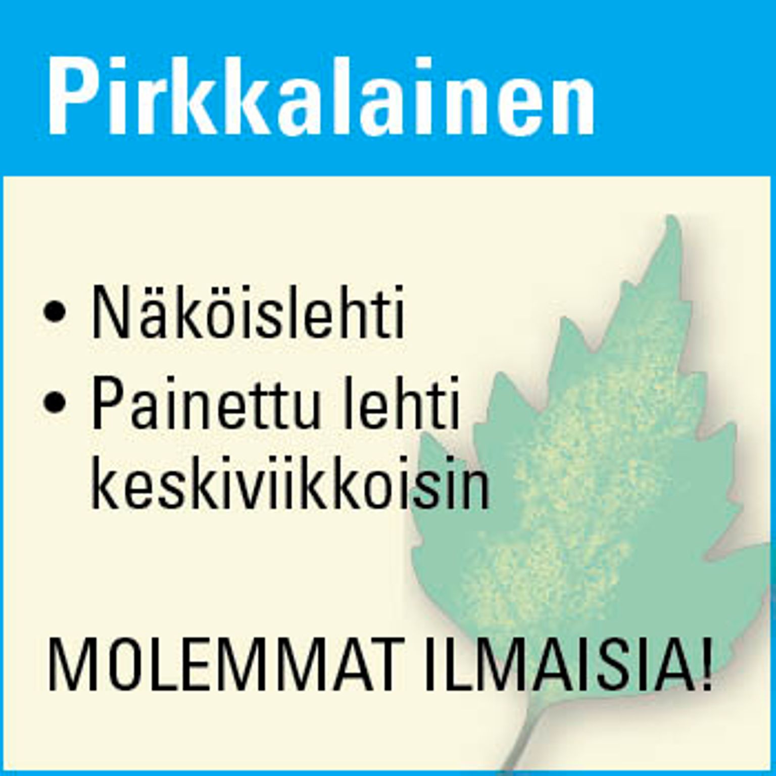 Images Pirkkalainen-lehti