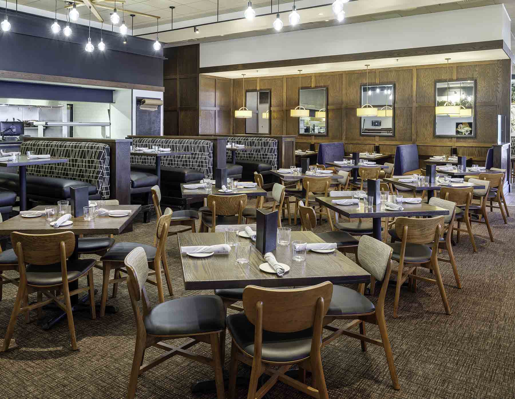 Dining Room at Burtons Grill & Bar in Charlottesville, VA 