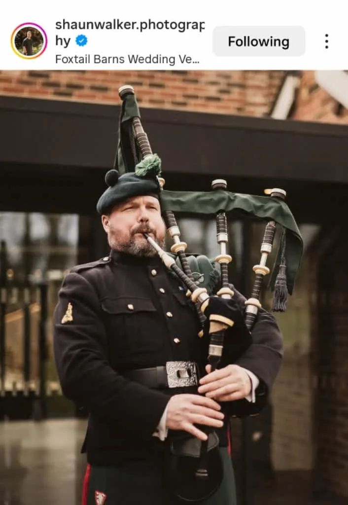 Images Andrew Paton Highland Bagpiper