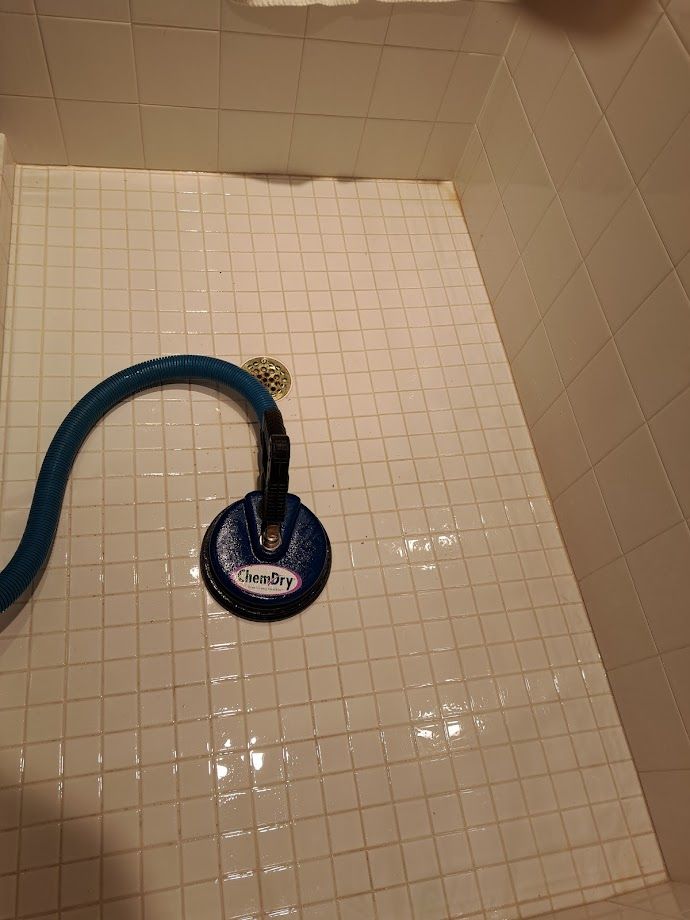 shower cleaning shower floor cleaning tile cleaning fort wayne chem-dry test