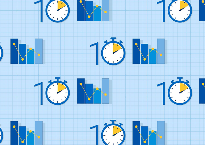 The 10-Minute Take logo.