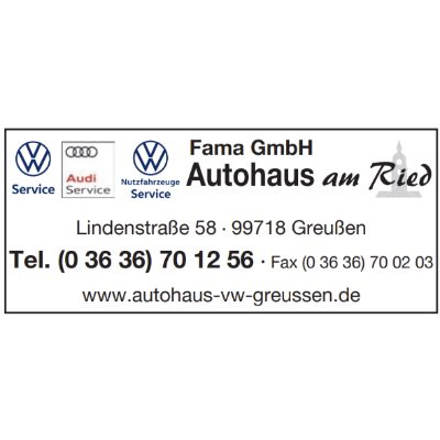 Fama GmbH Greußen in Greußen - Logo