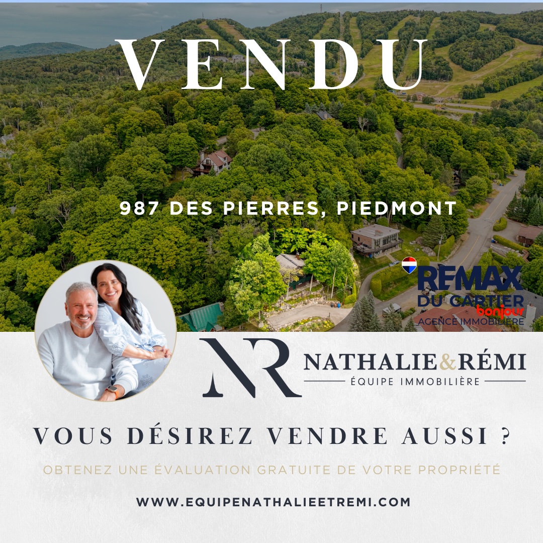 Images Nathalie & Rémi Équipe Immobilière RE/MAX DU CARTIER BONJOUR - Courtier immobilier Saint-Sauveur