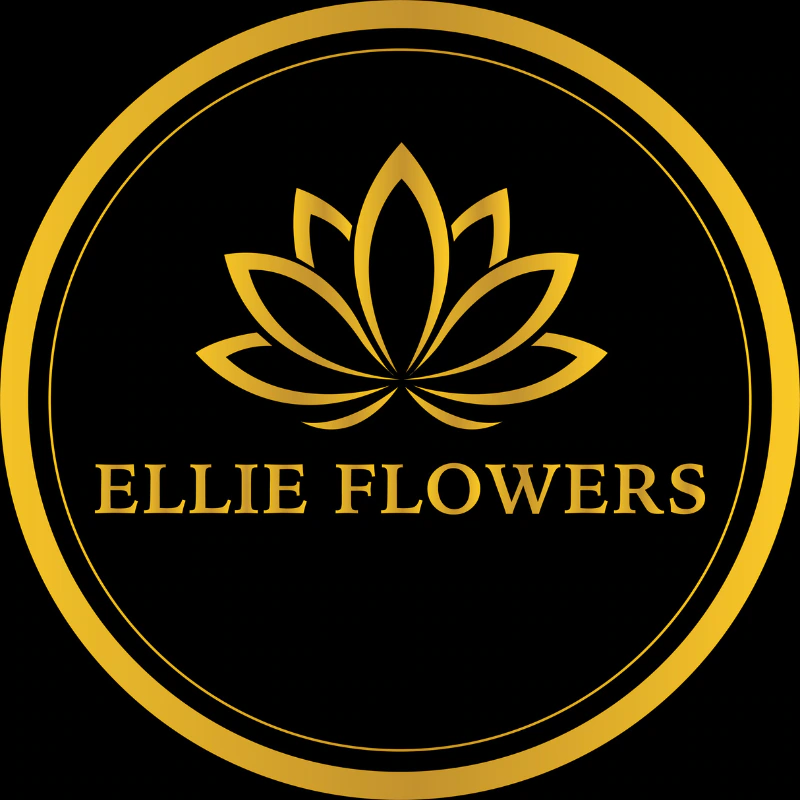 Ellie Flowers and Coffee Shop Logo