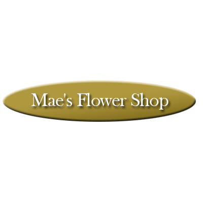 Mae's Flower Shop Logo