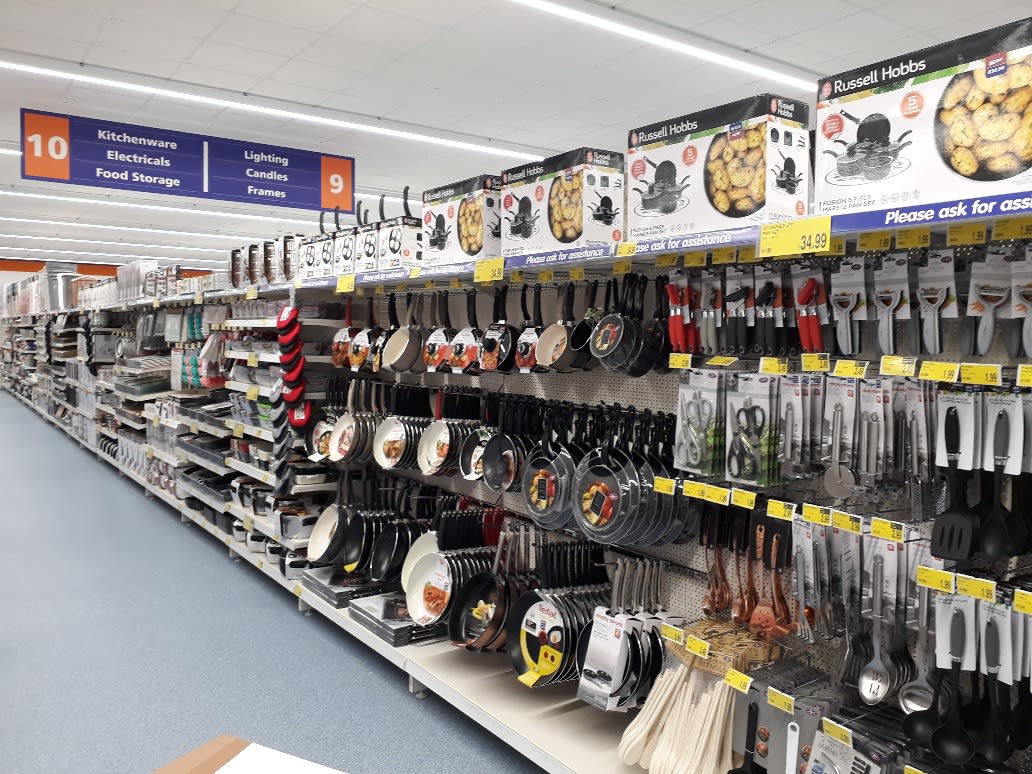 B&M's new store at Cromwell Retail Park, Wisbech features a huge range of kitchen essentials.