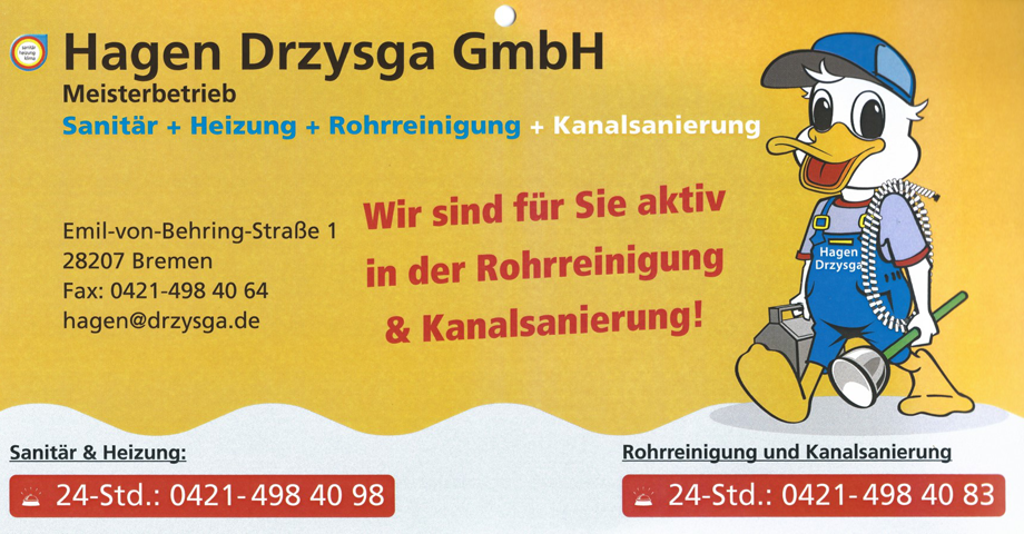 Bilder Hagen Drzysga GmbH Sanitär-Heizung-Rohrreinigung