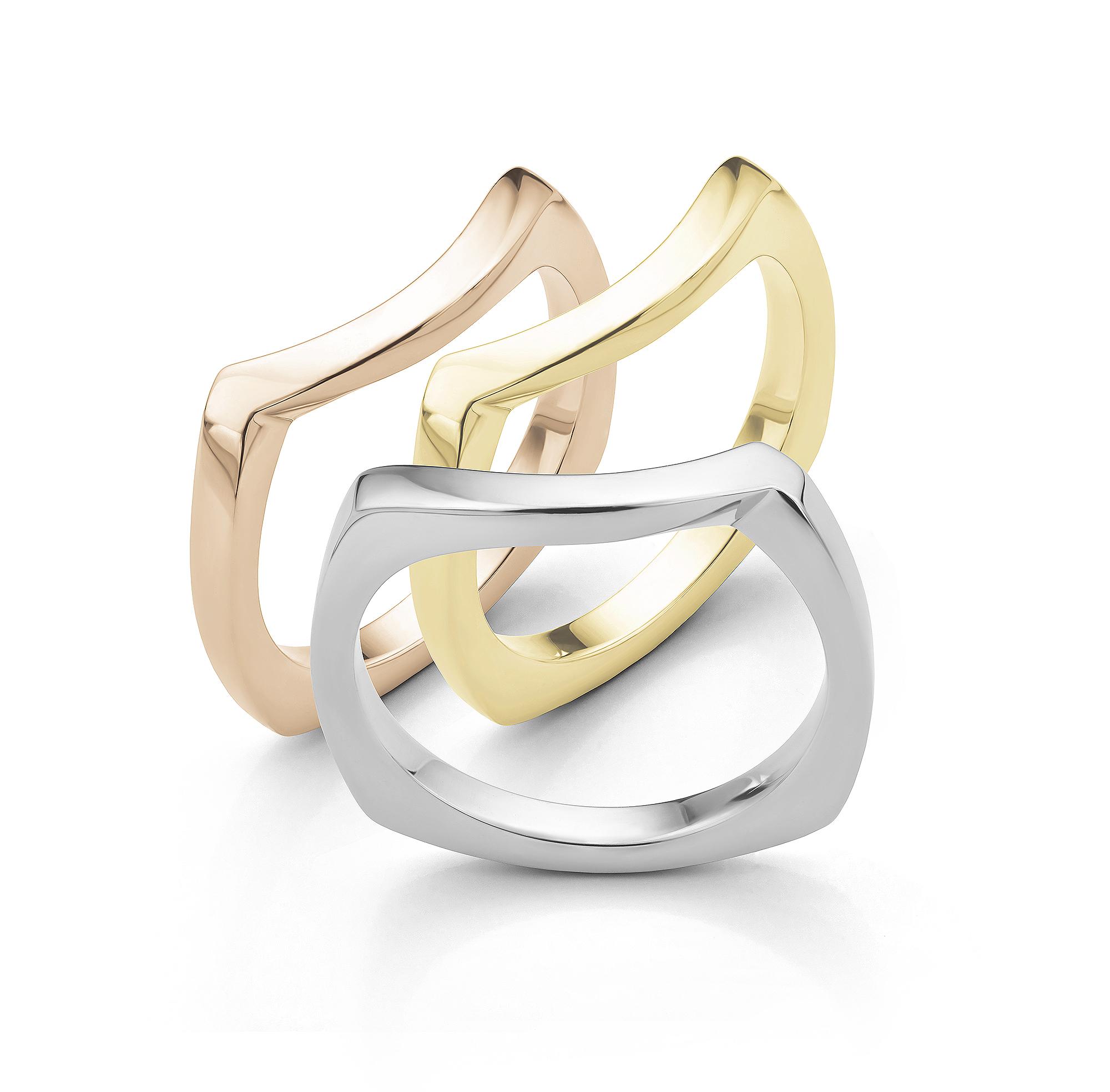 Shaped wedding rings Serendipity Diamonds Ryde 01983 567283