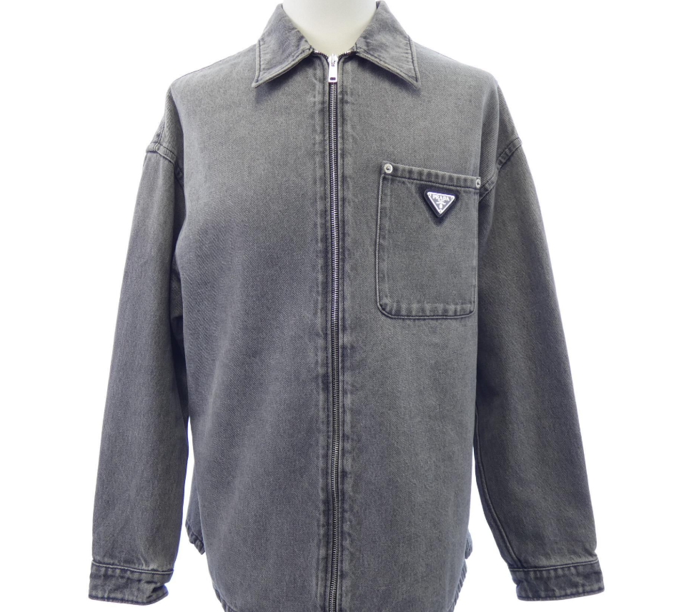 プラダ PRADA トライアングルロゴ GEC086 S232 13B4 デニムジャケット