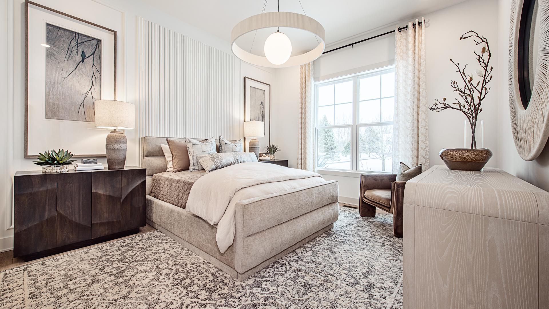 Some home designs offer first-floor bedroom suite options