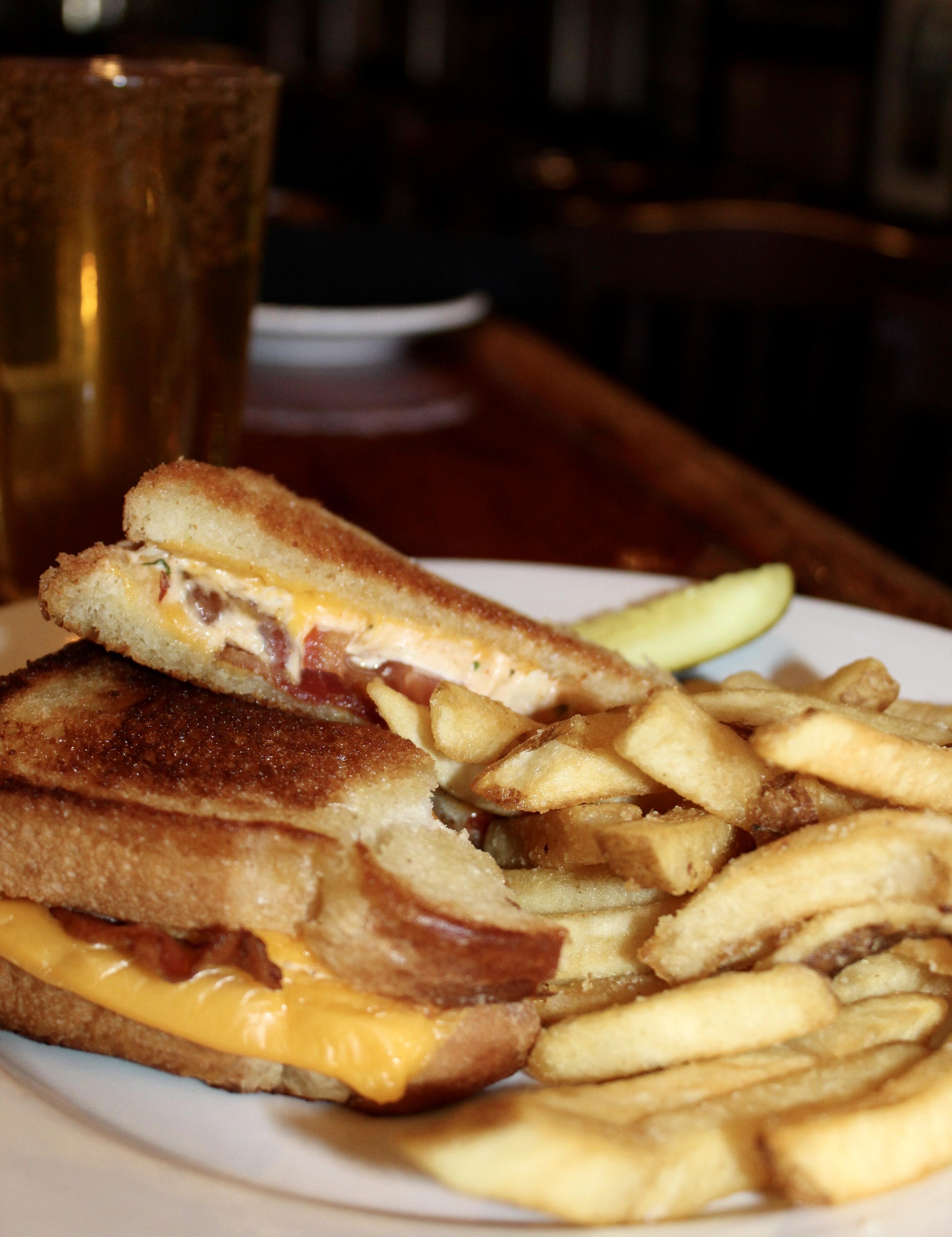 Crab Dip Grilled Cheese Sandwich 