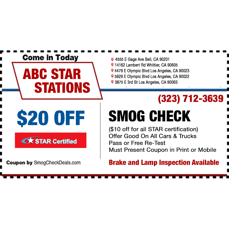 ABC Smog Check STAR Station Logo