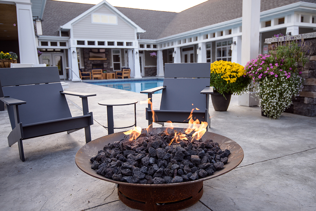 Firepit At The Pool Sundeck