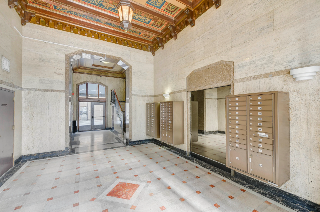 Hallway with Tiled Floor