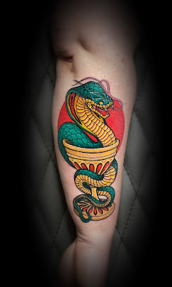 Branded Bear Tattoo Image