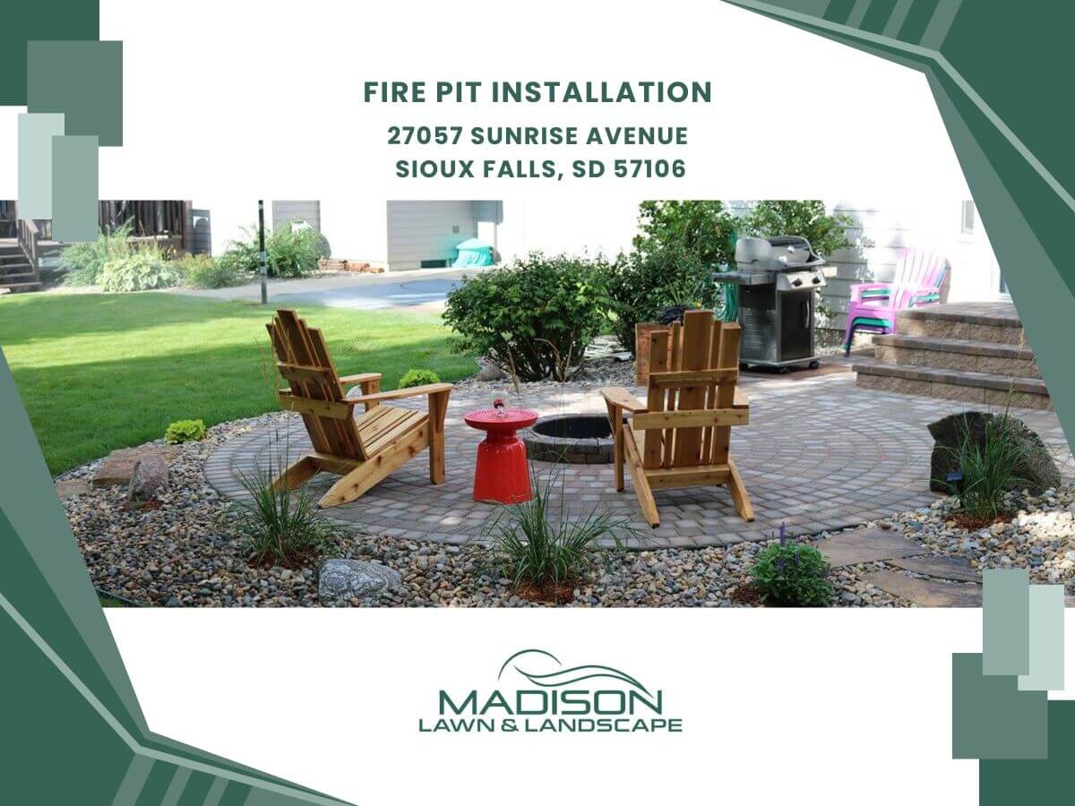 fire pit installation