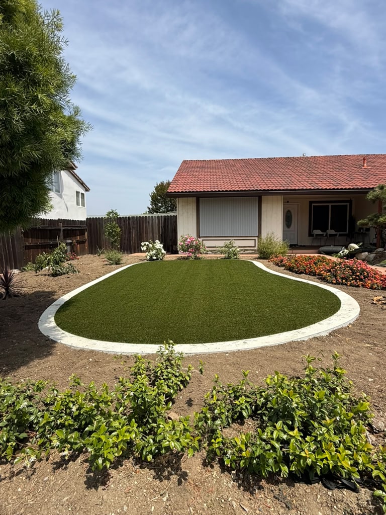 Hyperion Synthetic Turf and Landscaping - After landscape construction