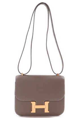 エルメス コンスタンス3 MINI 18cm 056347CC エプソン ETOUPE ゴールド金具 K刻印