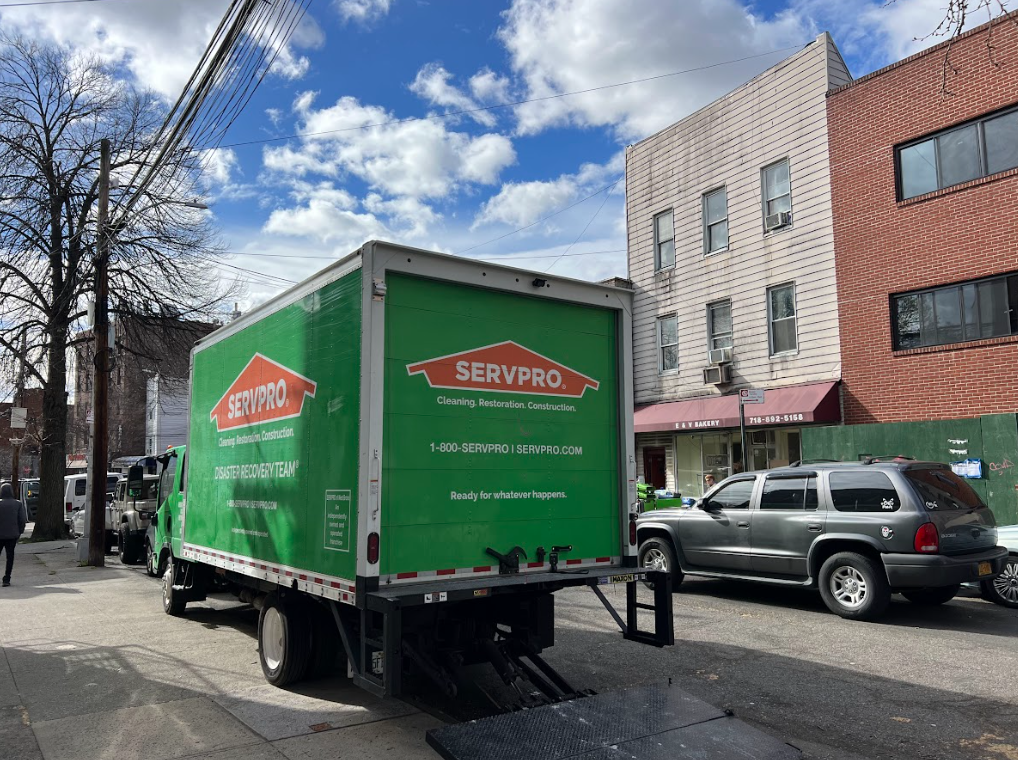 SERVPRO of the West Bronx on site at a flood in the West Bronx.