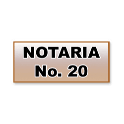 Notaria No. 20 Logo