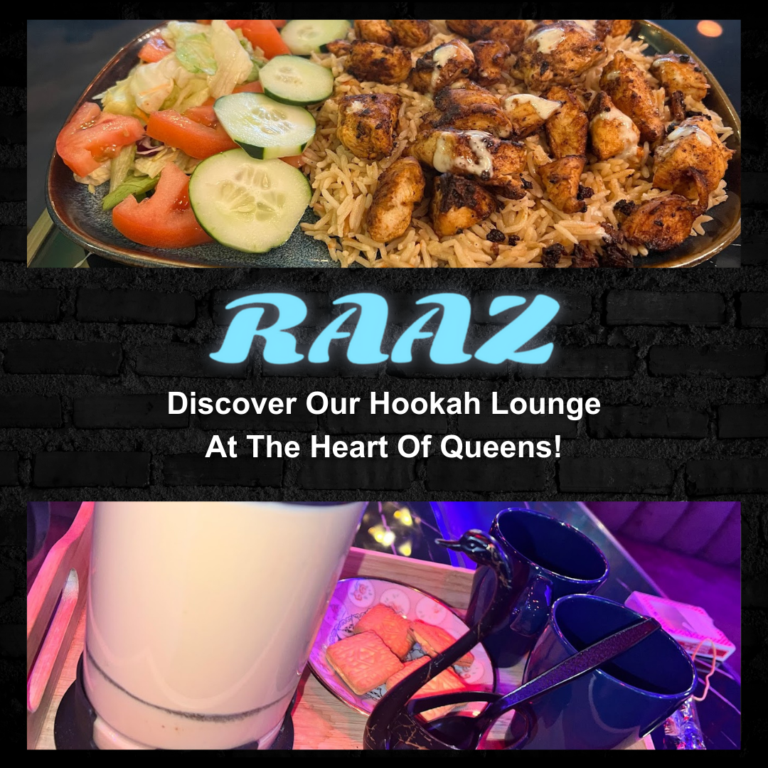 Come for the hookah, stay for the amazing halal food! At RAAZ Hookah Lounge, we’re serving up authentic, 100% halal cuisine that’s bursting with flavor. From savory appetizers to mouthwatering entrées, every dish is crafted to satisfy your cravings.