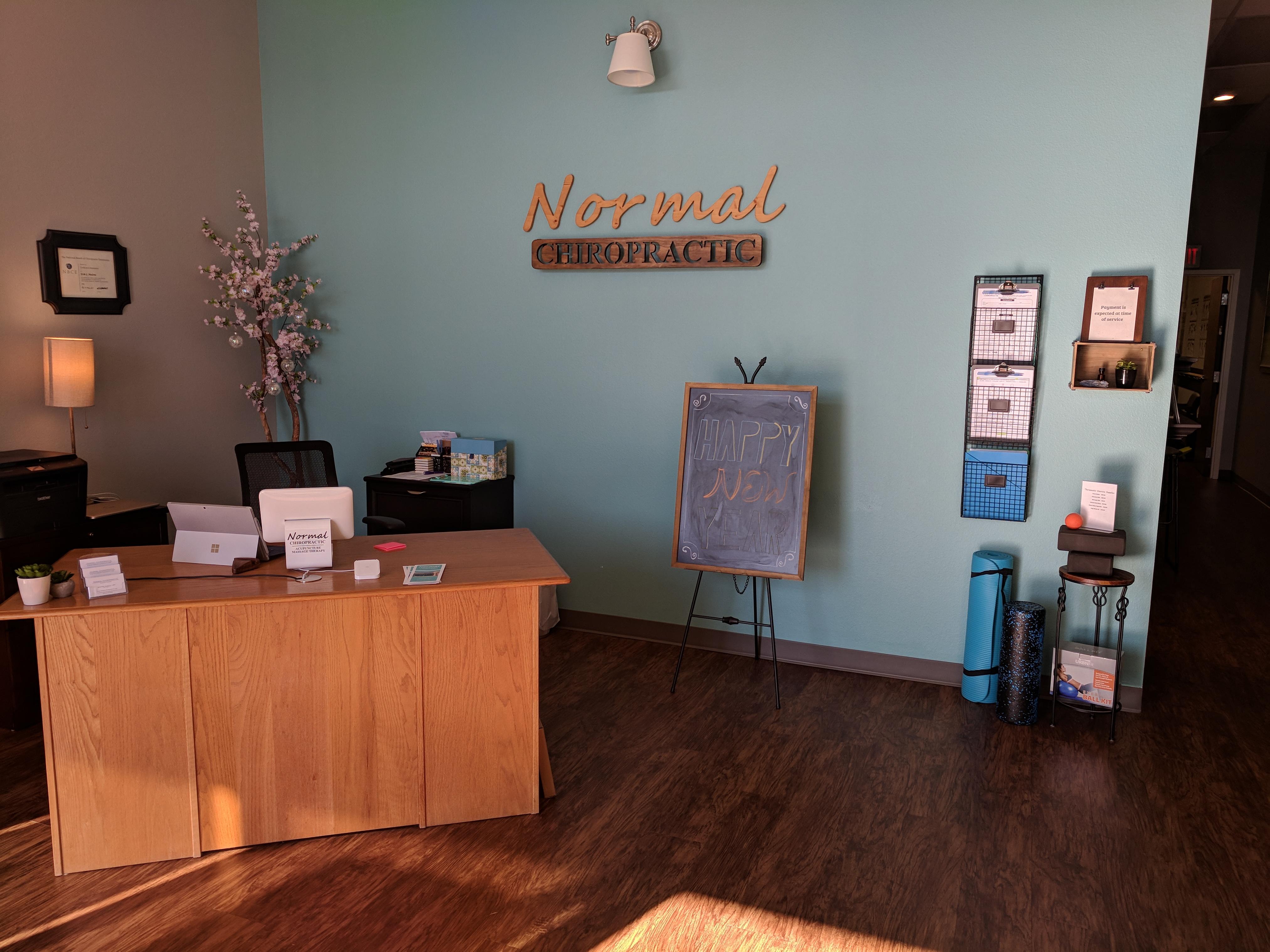 Front Desk at Normal Chiropractic