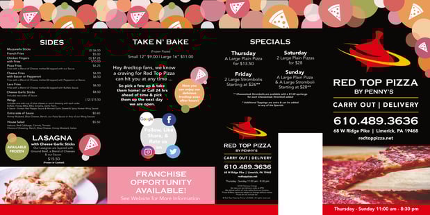 Images Red Top Pizza By Penny's