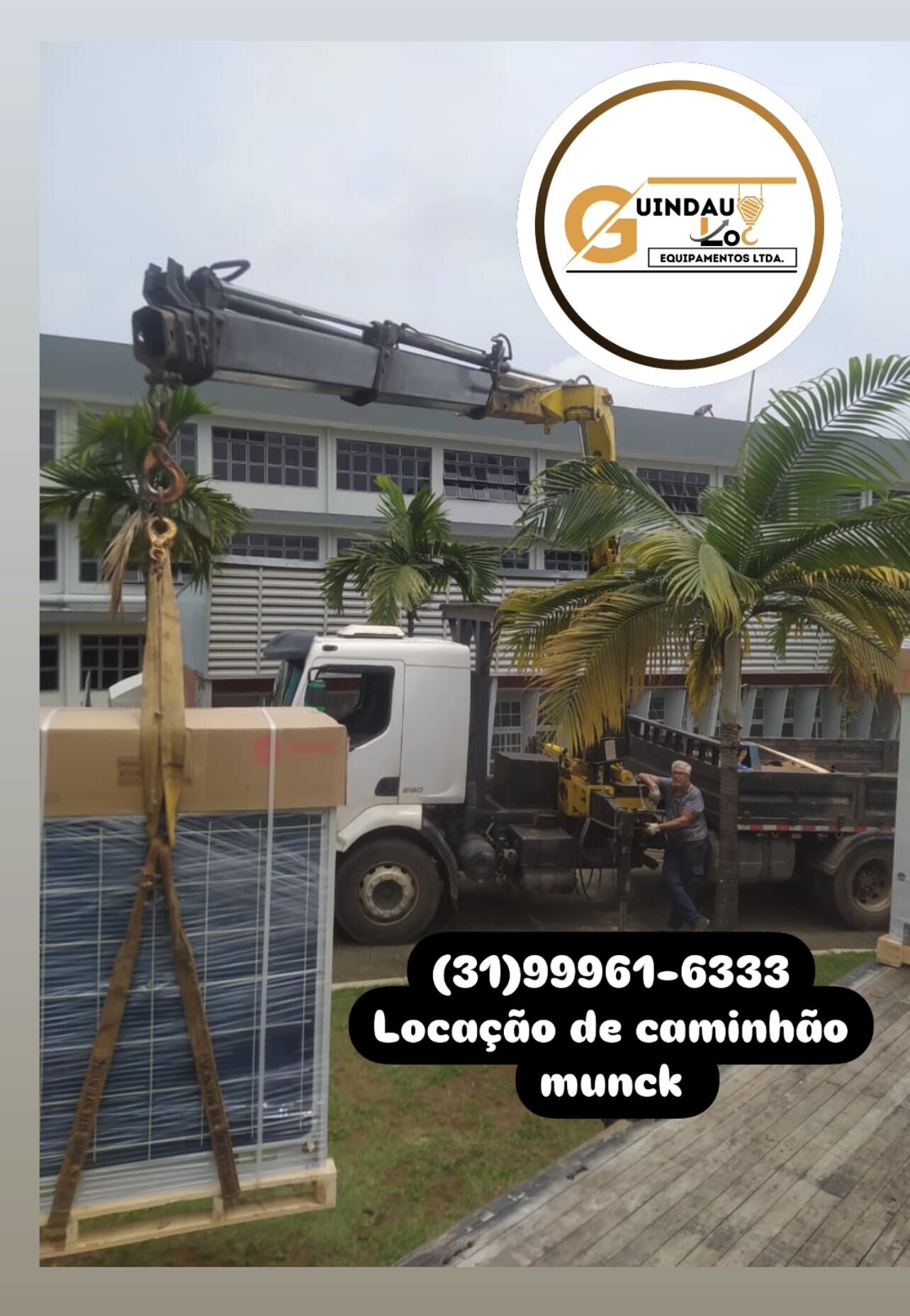 Images Guindauloc - Locação de caminhão munck