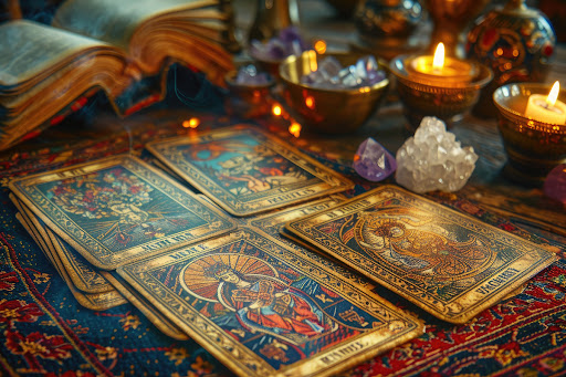 A full deck Tarot Card Reading tells of love, career, wealth, and health.