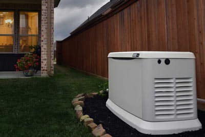 Home generator installed