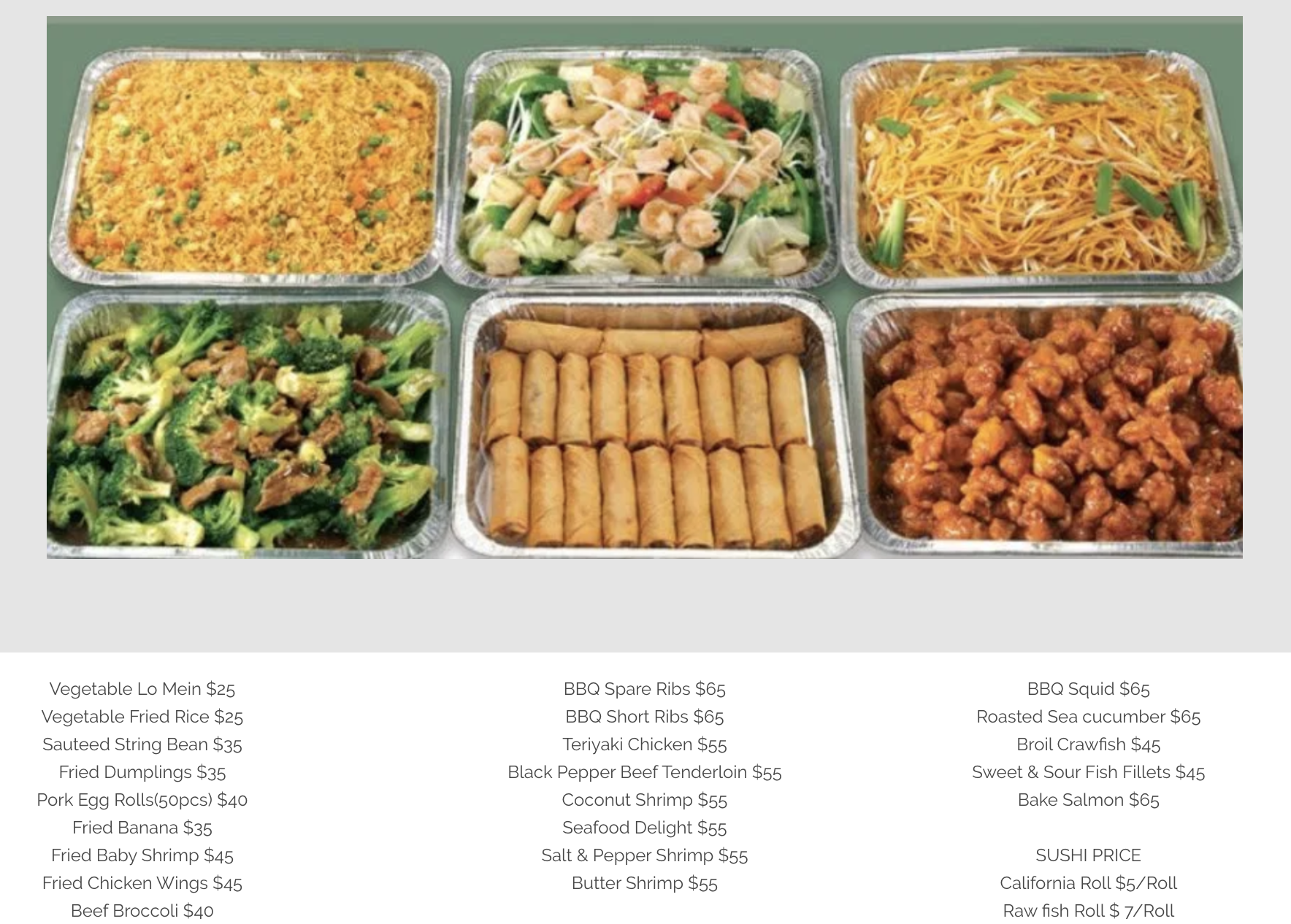 Kobe Buffet. More than AYCE, we got party trays and food-to-go by weight.