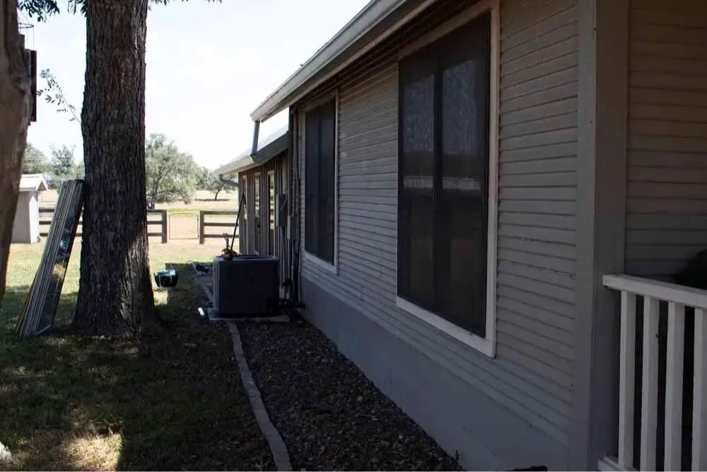 Replacement window installation done by Restoration Window Co., the dedicated window replacement division of Byars Construction in Victoria, Texas.
