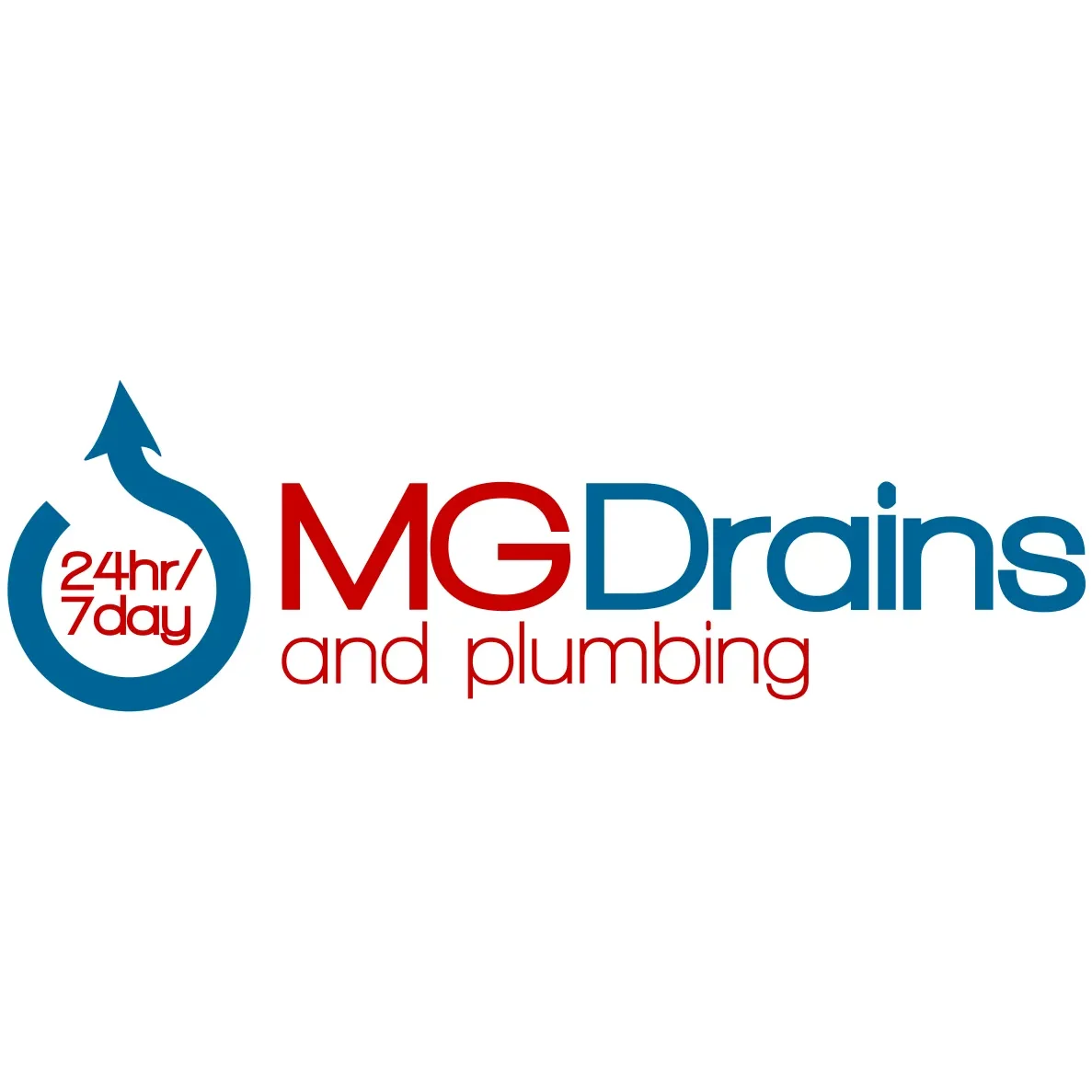 M G Drains & Plumbing Logo