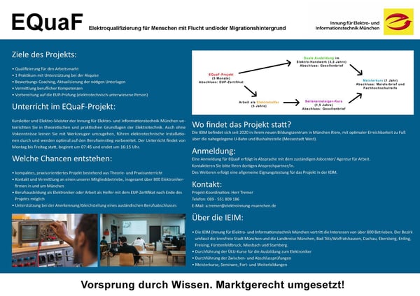 Bilder Innung für Elektro- und Informationstechnik München