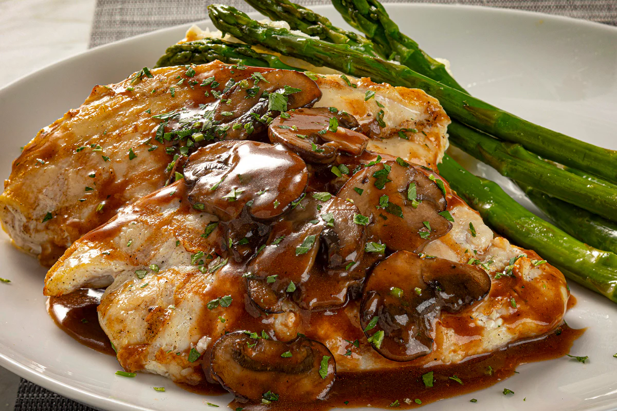 Grilled Chicken Marsala  - LAND & SEA