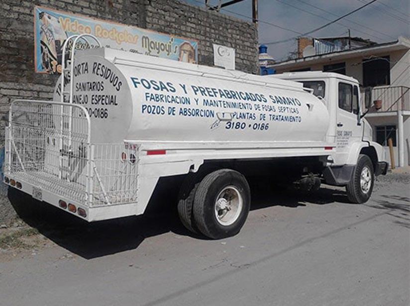 Abastecimiento de Fosas y Pozos de Absorción Samayo Guadalajara