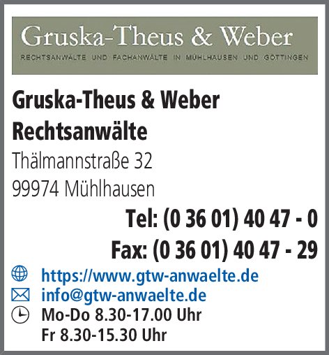 Bilder Gruska-Theus & Weber Rechtsanwälte