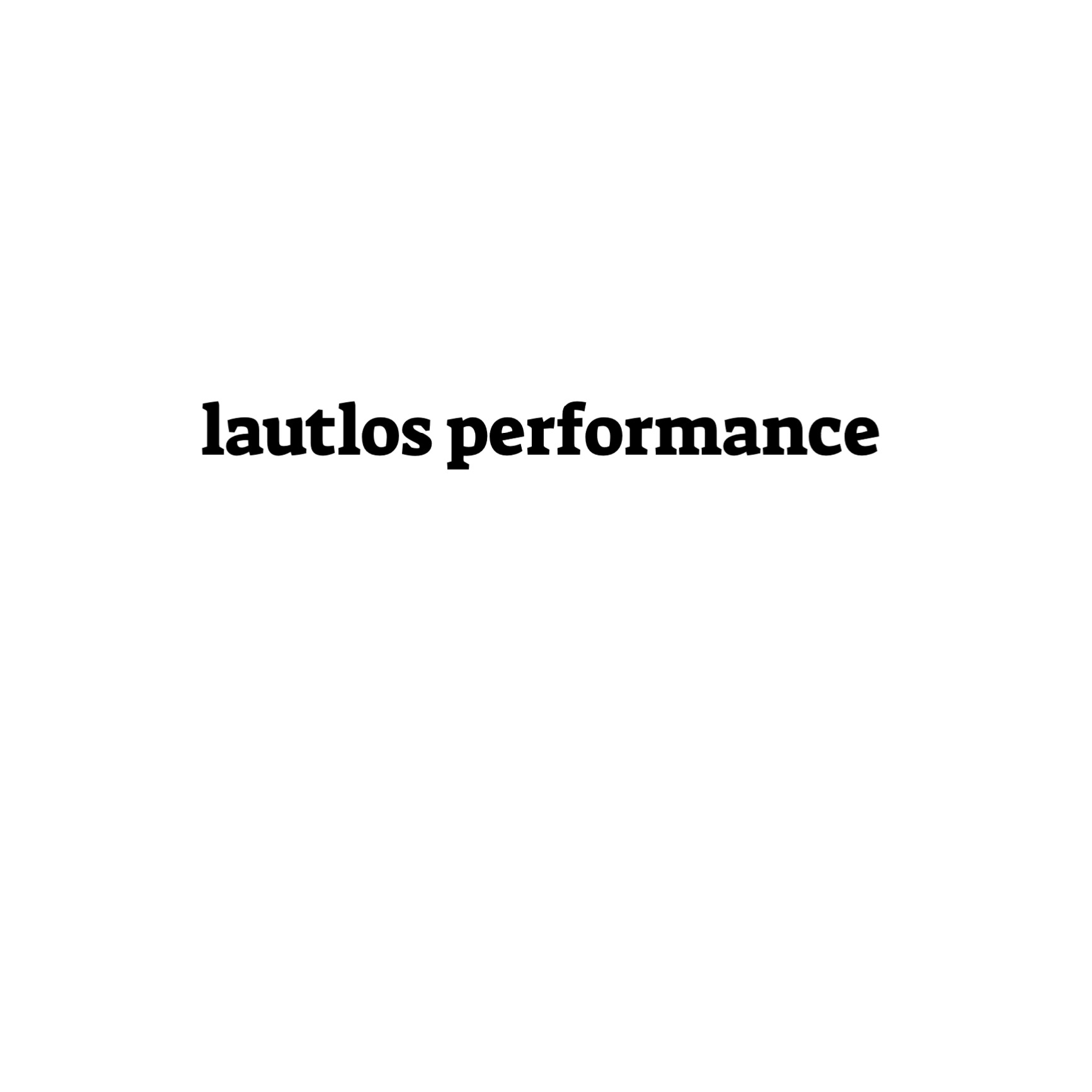 Logo lautlos performance
