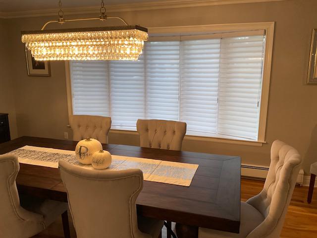 When having an elegant meal, your ambiance matters too. While you may have the ideal dining room, table, and lights, sunlight from the window can easily disrupt the mood. Well, not for this house in Valhalla, as we just installed these beautiful Window Shadings that provide complete light control.