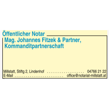 Logo von Öffentlicher Notar Mag. Johannes Fitzek & Partner, Kommanditpartnerschaft
